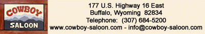 Cowboy Saloon - Buffalo, Wyoming